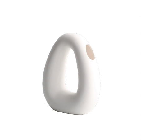 Nordic Ceramic Vase - 0 shaped - Bliss Vie