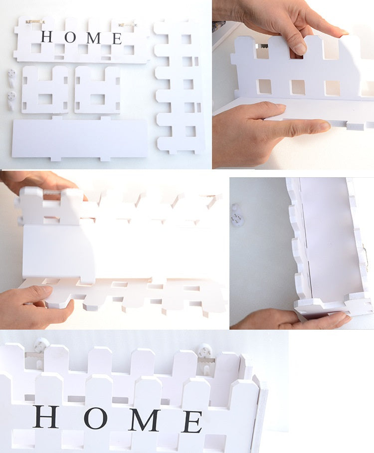 Modern Living Room Decorative Painting Photo frame Clock Set with Planter - Bliss Vie