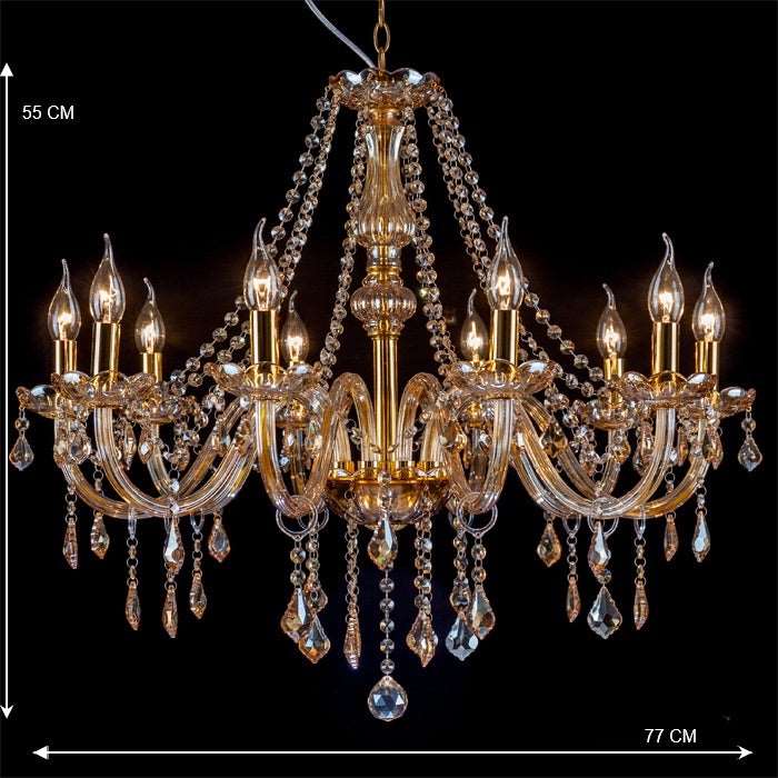 Traditional Crystal Chandelier - Bliss Vie