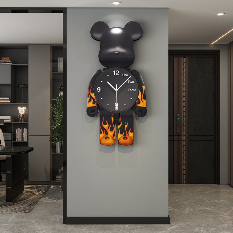 Bear Brick Wall Clock - Bliss Vie