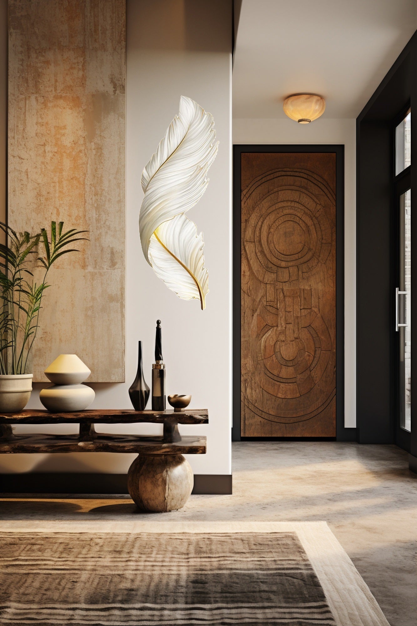 Decorative Wall Decor Leaf with LED | BLISS VIE