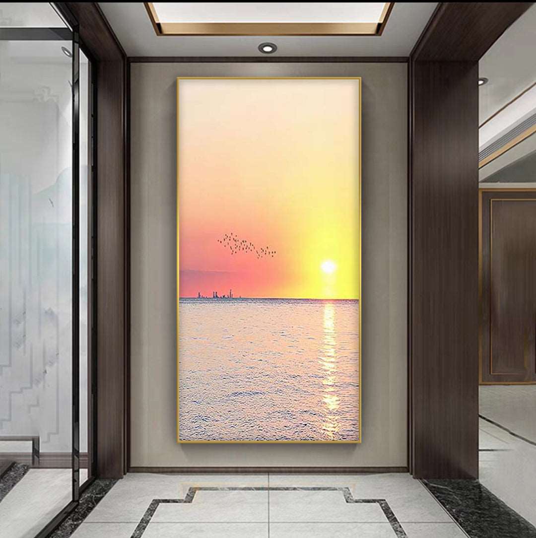 Sea Sunset landscape Painting - Bliss Vie