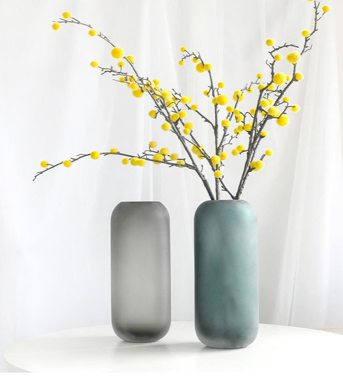 Modern Glass Vase | Home Decor cabinet Sleek Contemporary Sophisticated Unique Elegant Decorative Trendy stylish Minimalist Artistic Luxury Designer tabletop table decor accessories tableware living room decor coffee table decor