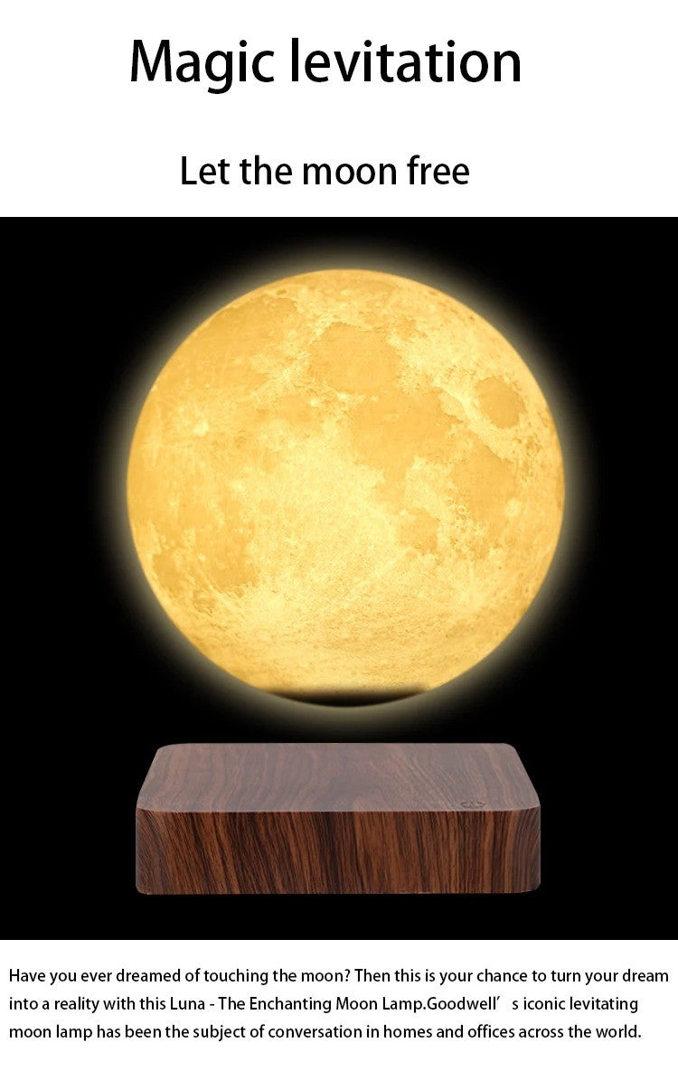 Celestial Elegance - Shining Moon Magnetic Levitation Chandeliers for Dazzling Illumination Home Decor cabinet Sleek Contemporary Sophisticated Unique Elegant Decorative Trendy stylish Minimalist Artistic Luxury Designer tabletop table decor accessories tableware living room decor coffee table decor