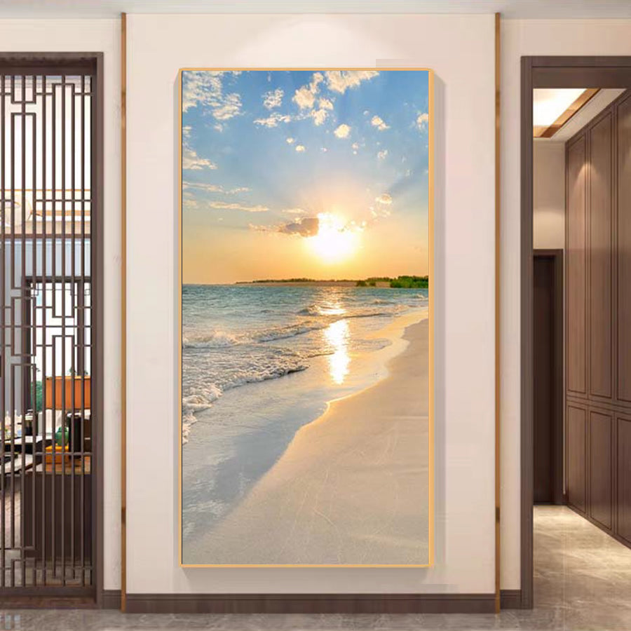 Buy Sunset Landscape Wall Painting Online | BLISS VIE
