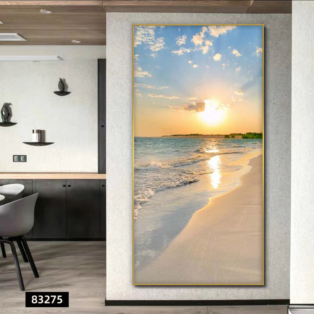 Buy Sunset Landscape Wall Painting Online | BLISS VIE