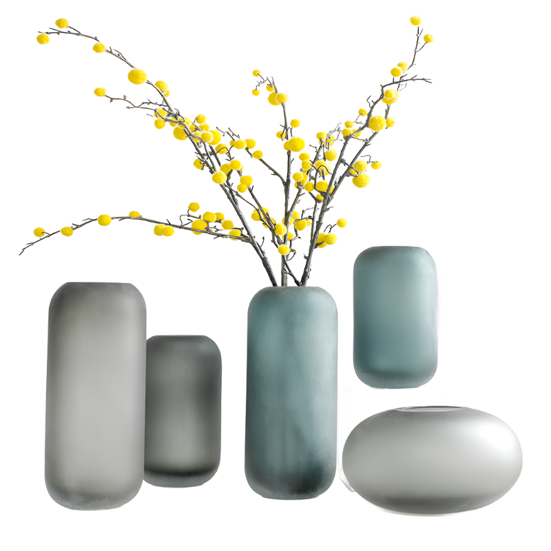Modern Glass Vase - Bliss Vie