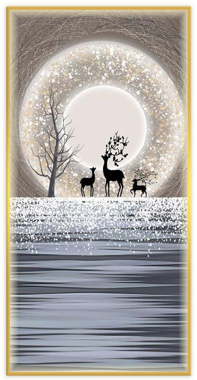 Sea Deer Wall Painting - Bliss Vie