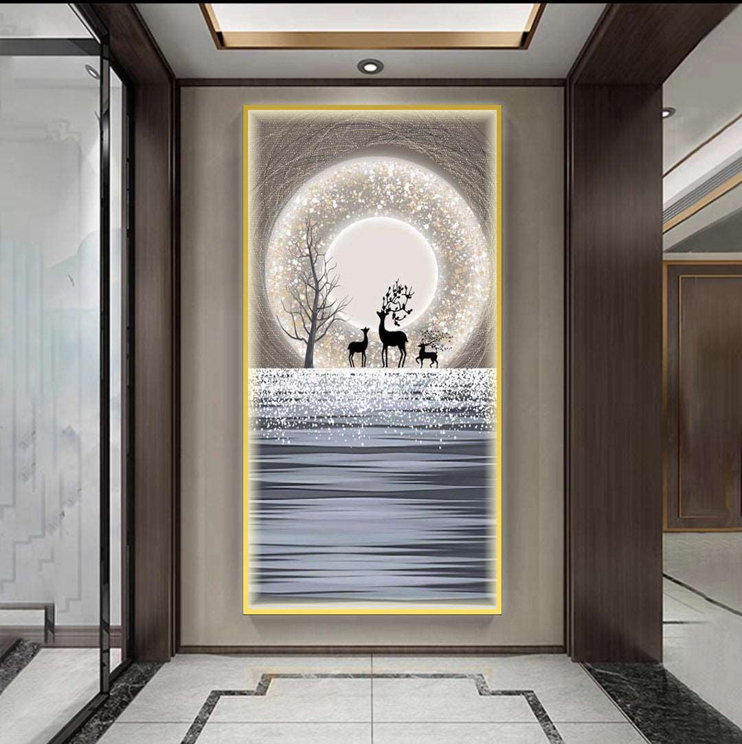 Sea Deer Wall Painting - Bliss Vie