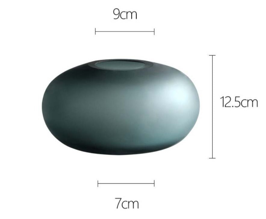 Modern Glass Vase | Home Decor cabinet Sleek Contemporary Sophisticated Unique Elegant Decorative Trendy stylish Minimalist Artistic Luxury Designer tabletop table decor accessories tableware living room decor coffee table decor