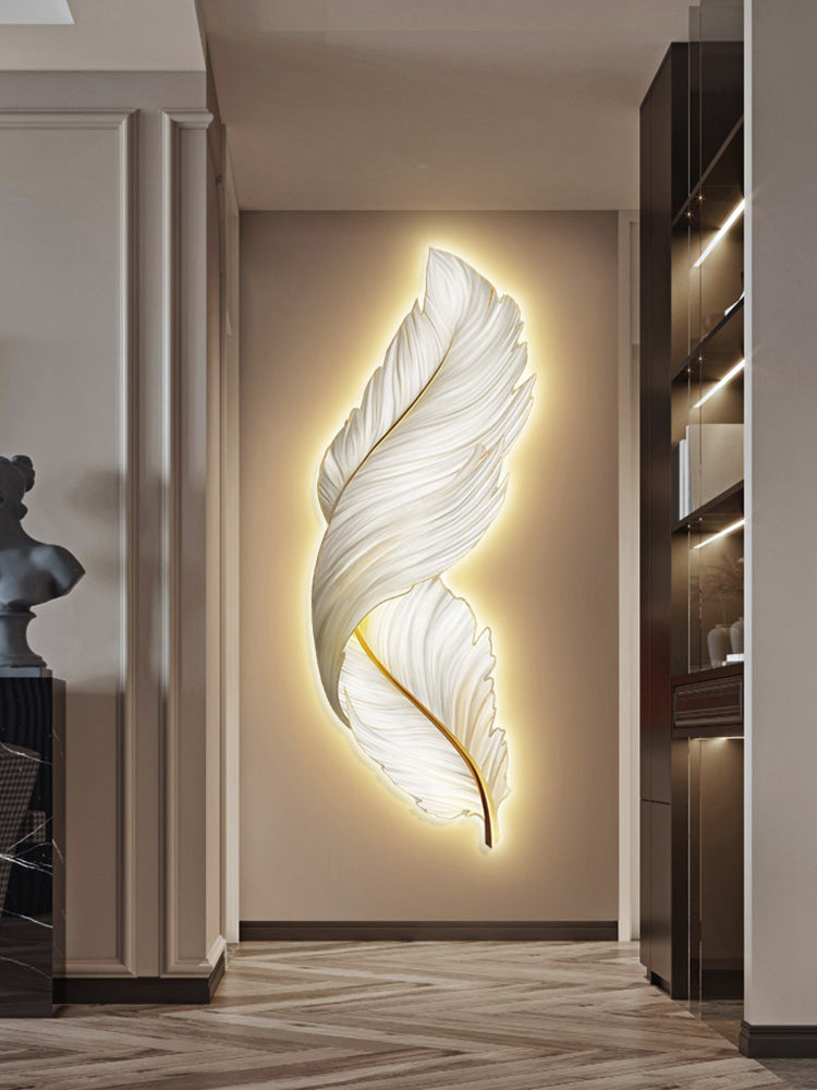 Decorative Wall Decor Leaf with LED | BLISS VIE