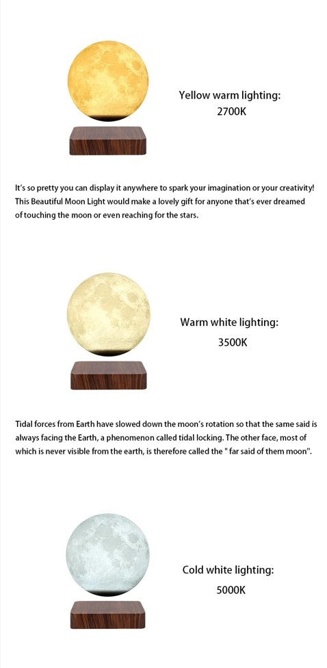 Celestial Elegance - Shining Moon Magnetic Levitation Chandeliers for Dazzling Illumination Home Decor cabinet Sleek Contemporary Sophisticated Unique Elegant Decorative Trendy stylish Minimalist Artistic Luxury Designer tabletop table decor accessories tableware living room decor coffee table decor