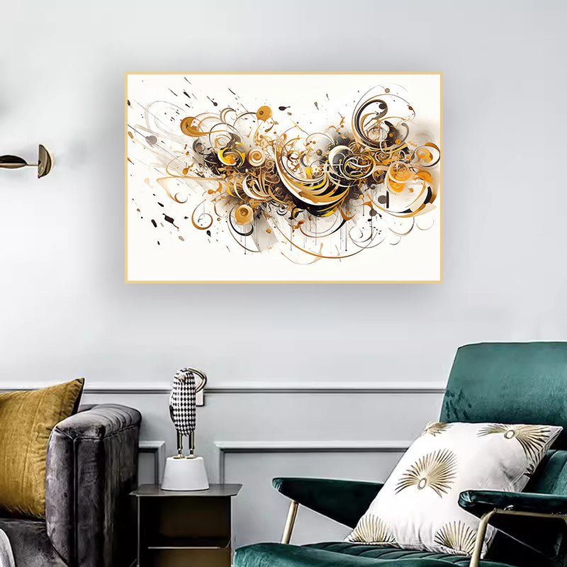 Abstract Calligraphy Painting (40x60 cm) - Bliss Vie
