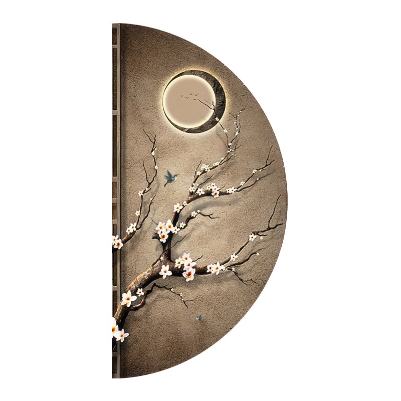 Wall Décor Semi Circle Branches with LED - Bliss Vie