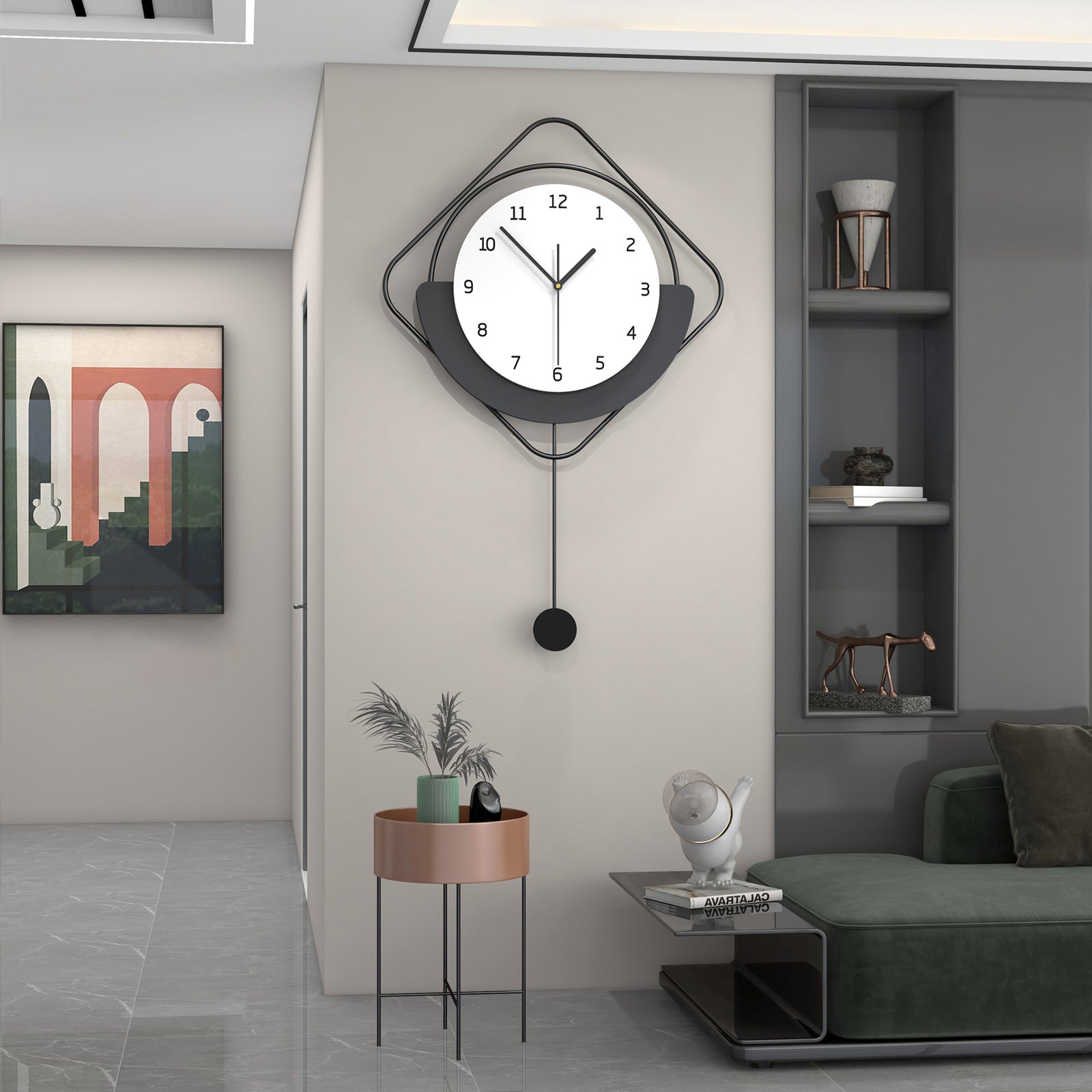 Futuristic Wall Clock - Bliss Vie