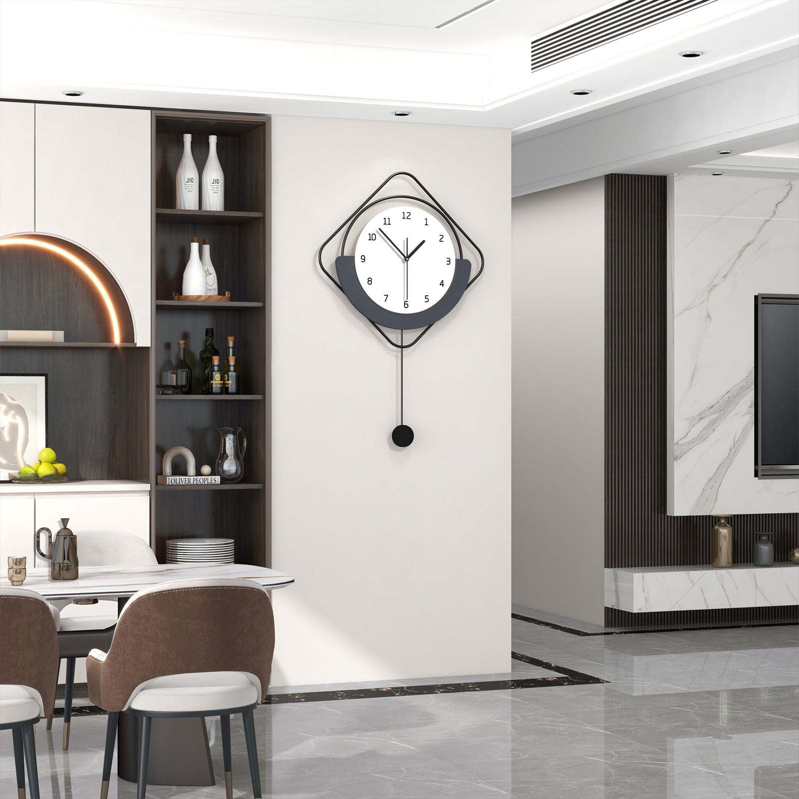 Futuristic Wall Clock - Bliss Vie