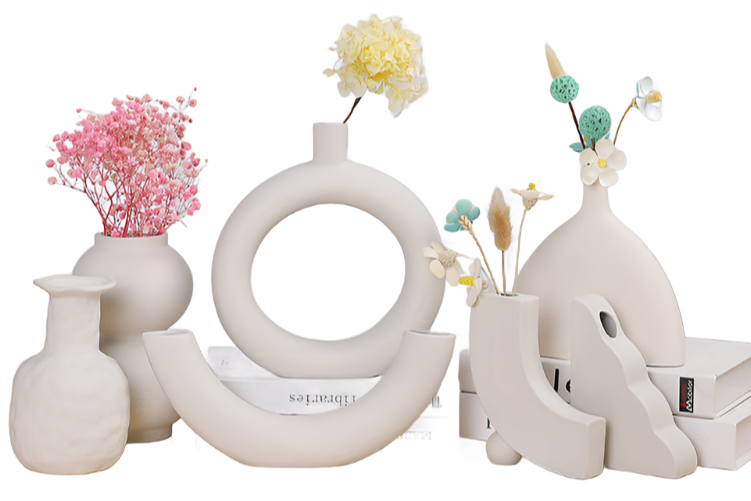 Nordic Ceramic Vases - Bliss Vie