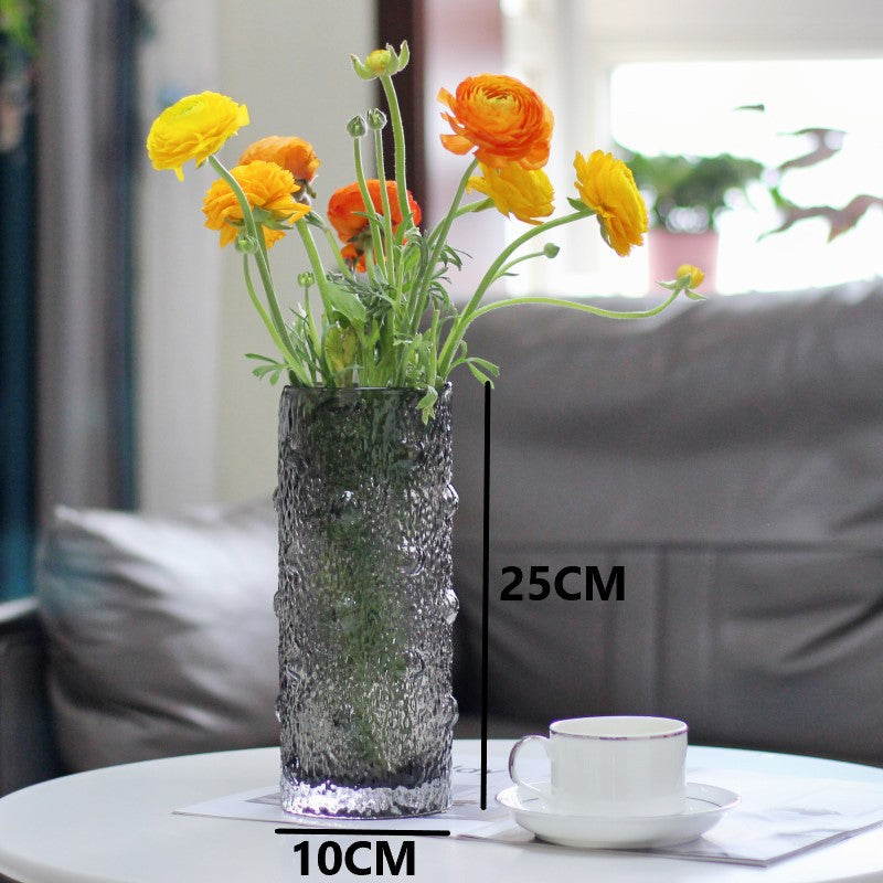 Polka Dot Glass Vase | Home Decor cabinet Sleek Contemporary Sophisticated Unique Elegant Decorative Trendy stylish Minimalist Artistic Luxury Designer tabletop table decor accessories tableware living room decor coffee table decor