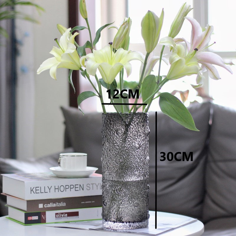 Polka dot Pattern Glass Vase - Bliss Vie