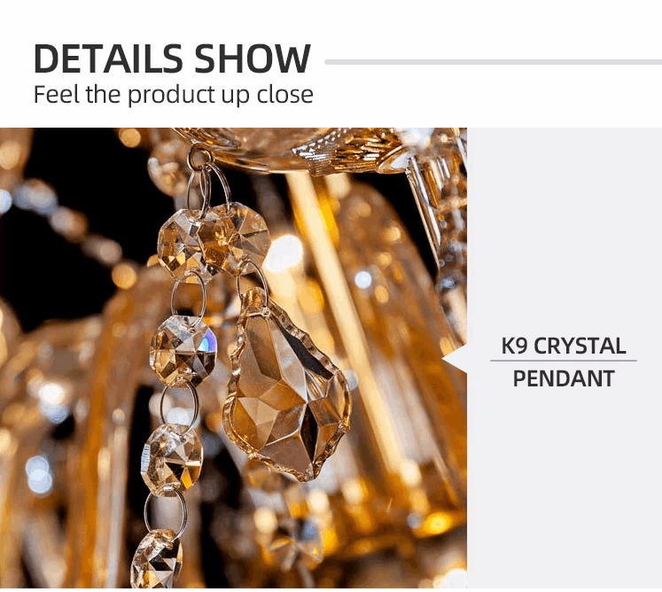 Traditional Crystal Chandelier - Bliss Vie