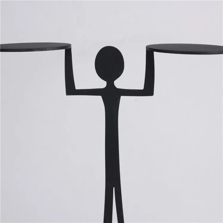 Simple and Elegant Black Sculpture - Timeless Decor Accent Home Decor cabinet Sleek Contemporary Sophisticated Unique Elegant Decorative Trendy stylish Minimalist Artistic Luxury Designer tabletop table decor accessories tableware living room decor coffee table decor