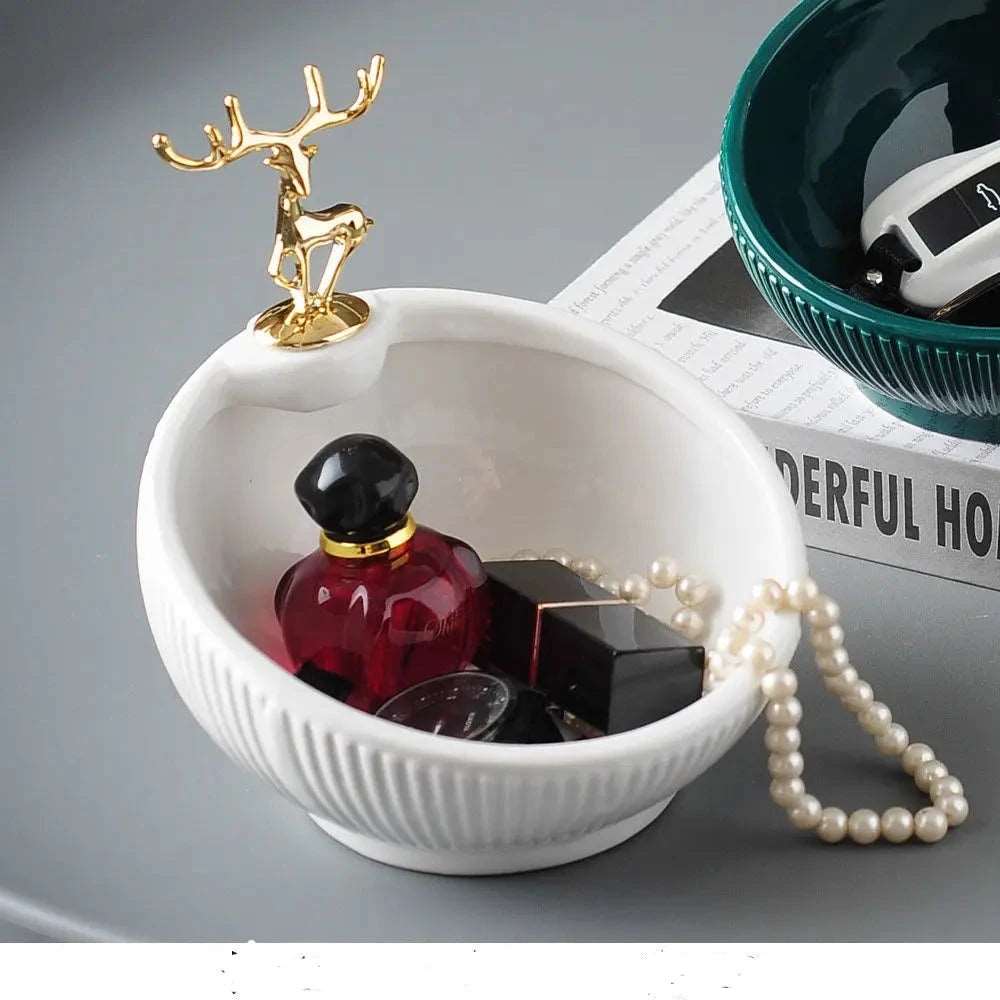 Golden Deer Ornament - Bliss Vie