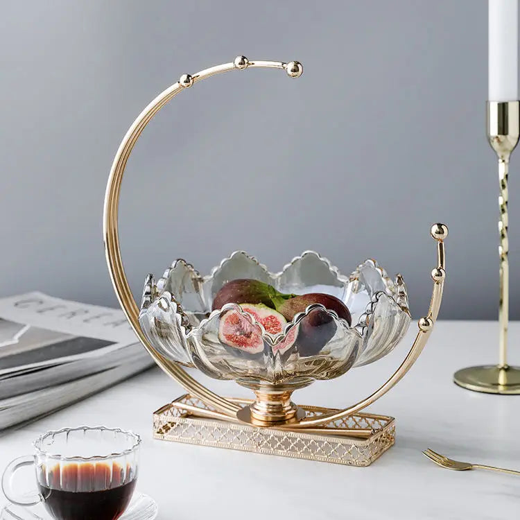 Gold Crystal Glass Table Decor - Bliss Vie