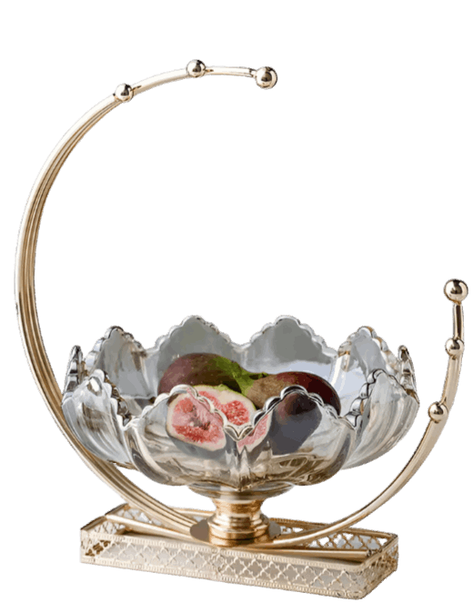 Gold Crystal Glass Table Decor - Bliss Vie