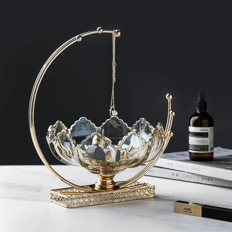 Gold Crystal Glass Table Decor - Bliss Vie