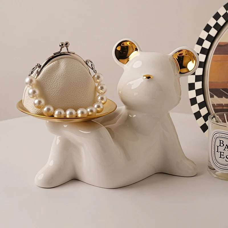 Reclining Bear Tray - Bliss Vie