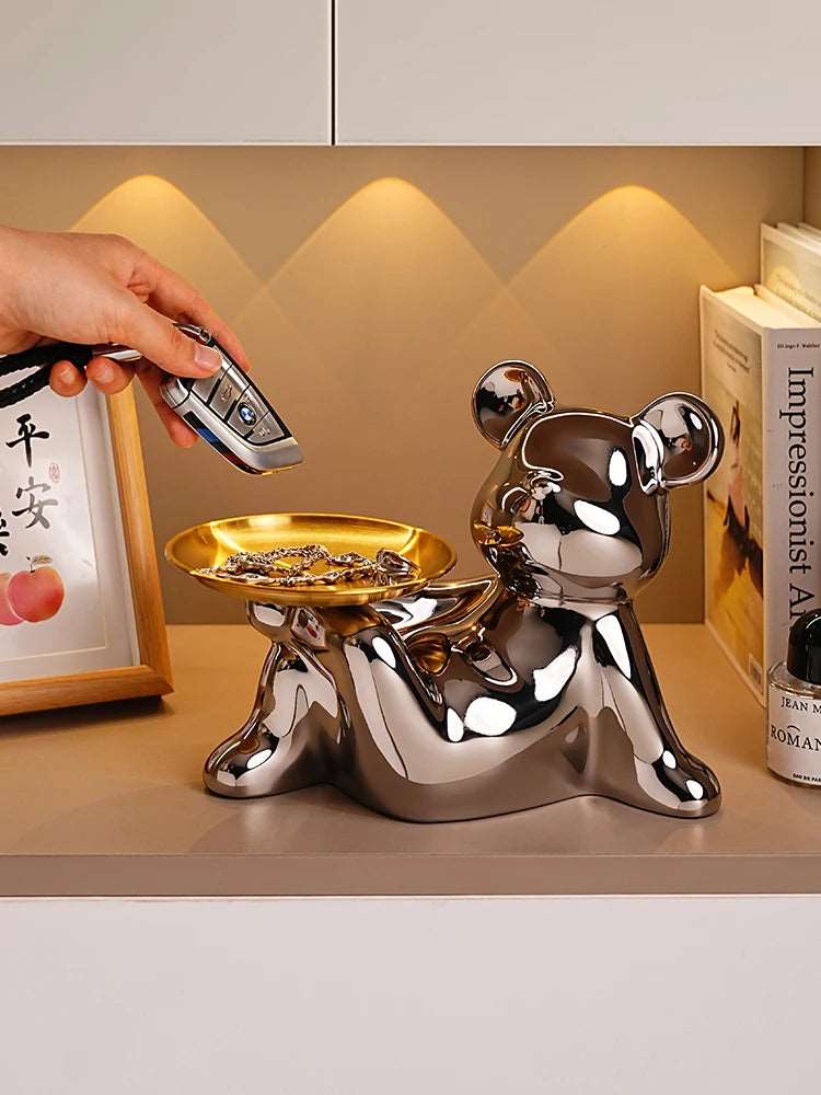 Reclining Bear Tray - Bliss Vie