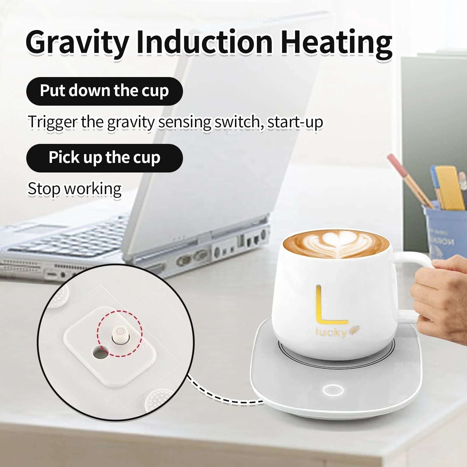 Self Heating Coffee Mug Gift - Bliss Vie