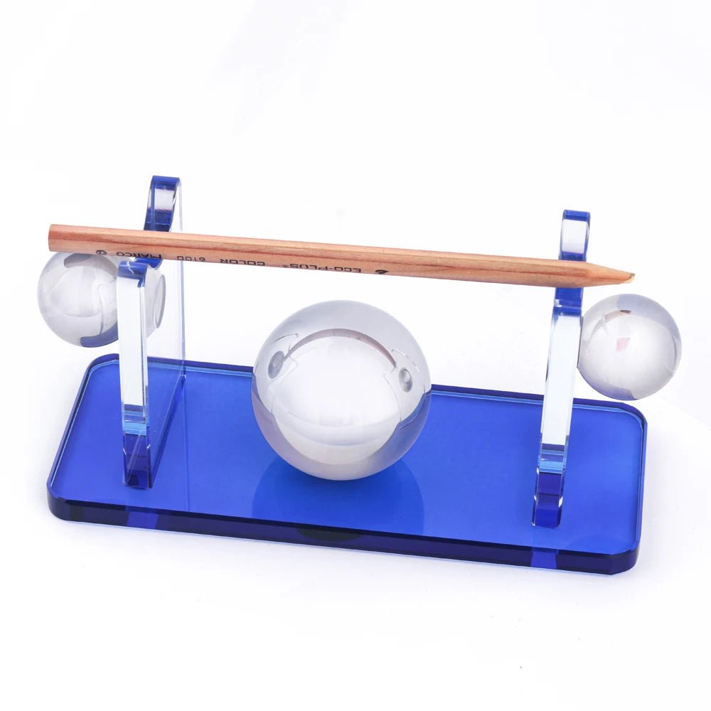 Acrylic Pen Holder Desk Organizer - Sleek and Functional Office Decor Home Decor cabinet Sleek Contemporary Sophisticated Unique Elegant Decorative Trendy stylish Minimalist Artistic Luxury Designer tabletop table decor accessories tableware living room decor coffee table decor