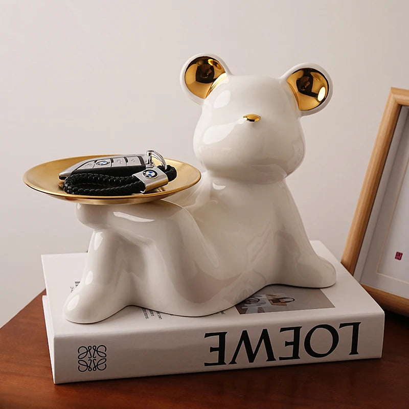 Reclining Bear Tray - Bliss Vie