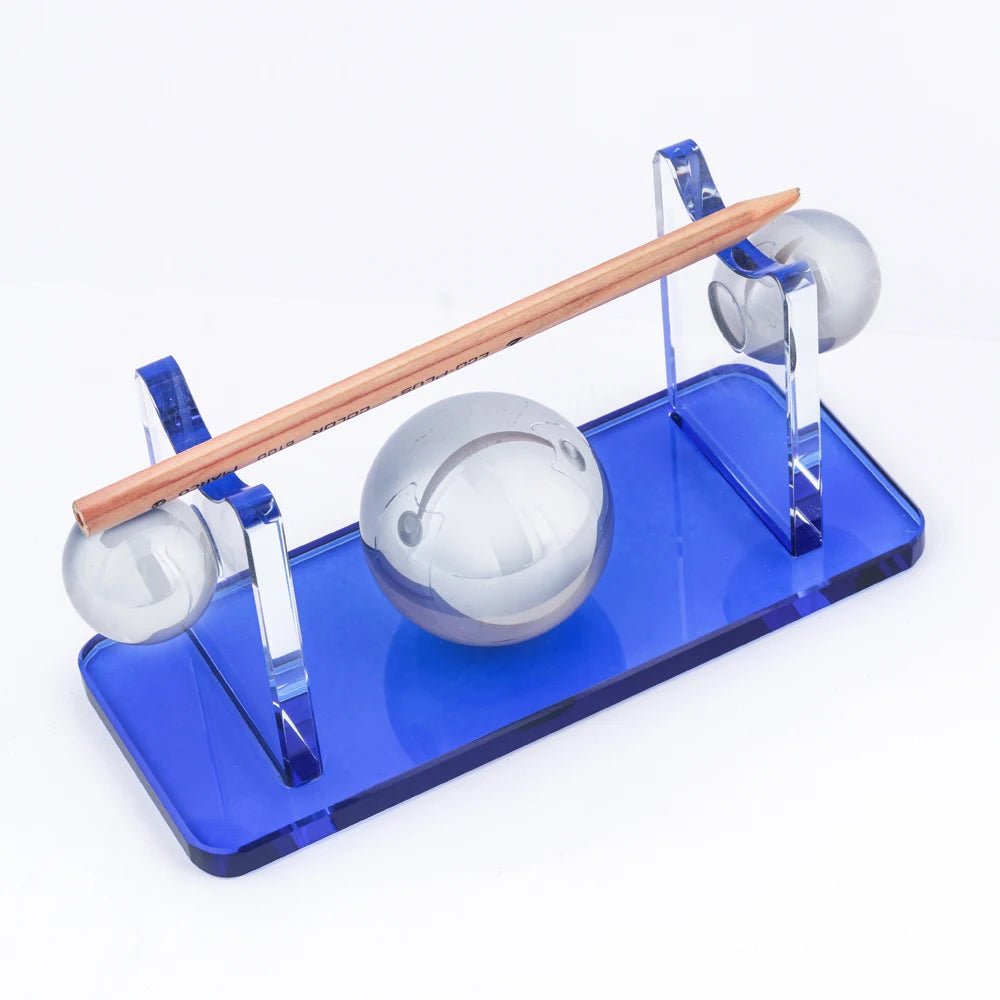 Acrylic Pen Holder Desk Organizer - Sleek and Functional Office Decor Home Decor cabinet Sleek Contemporary Sophisticated Unique Elegant Decorative Trendy stylish Minimalist Artistic Luxury Designer tabletop table decor accessories tableware living room decor coffee table decor