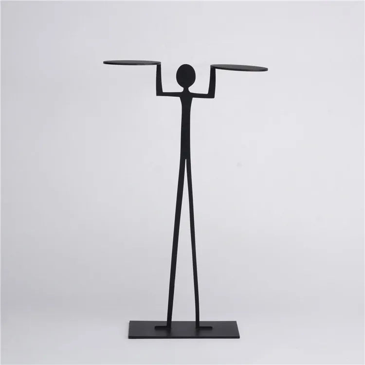 Simple and Elegant Black Sculpture - Timeless Decor Accent Home Decor cabinet Sleek Contemporary Sophisticated Unique Elegant Decorative Trendy stylish Minimalist Artistic Luxury Designer tabletop table decor accessories tableware living room decor coffee table decor