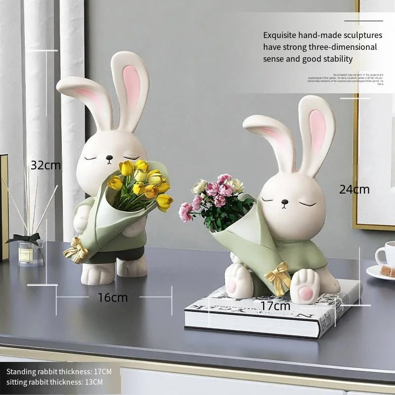 Rabbit Flower Vase - Bliss Vie