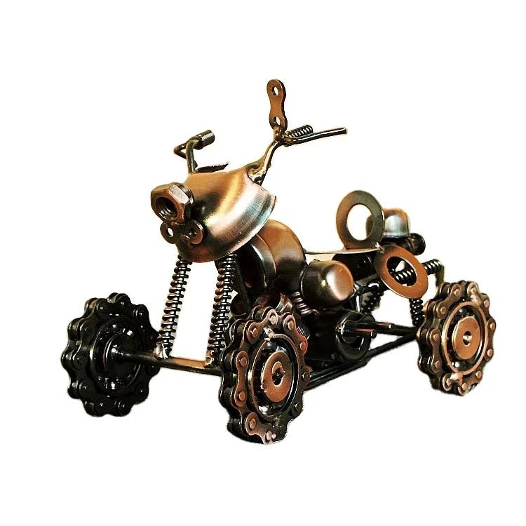Coastal Thrill Beach Motorbike - Collectible Decor Home Decor Classic relicas retro vehicle models Unique antique Decorative car motorbike miniatures Designer tabletop table decor accessories tableware