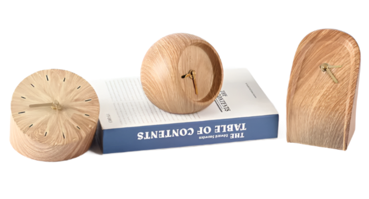 Vintage Wooden Tabletop Watch - Bliss Vie