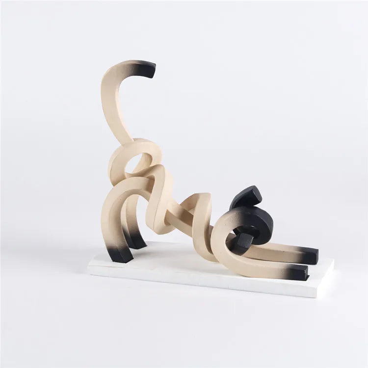 Whimsical Charm - Creative Animal Line Ornament for Playful Home Decor cabinet Sleek Contemporary Sophisticated Unique Elegant Decorative Trendy stylish Minimalist Artistic Luxury Designer tabletop table decor accessories tableware living room decor coffee table decor