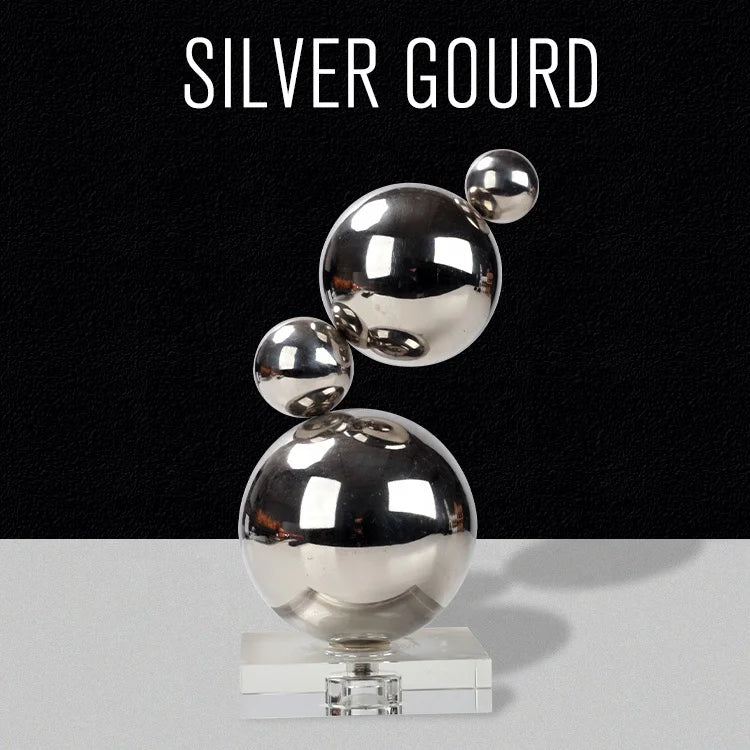 Geometric Dining Table Knick-Knacks - Modern Table Decor Home Decor cabinet Sleek Contemporary Sophisticated Unique Elegant Decorative Trendy stylish Minimalist Artistic Luxury Designer tabletop table decor accessories tableware living room decor coffee table decor