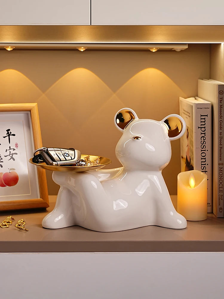 Reclining Bear Tray - Bliss Vie