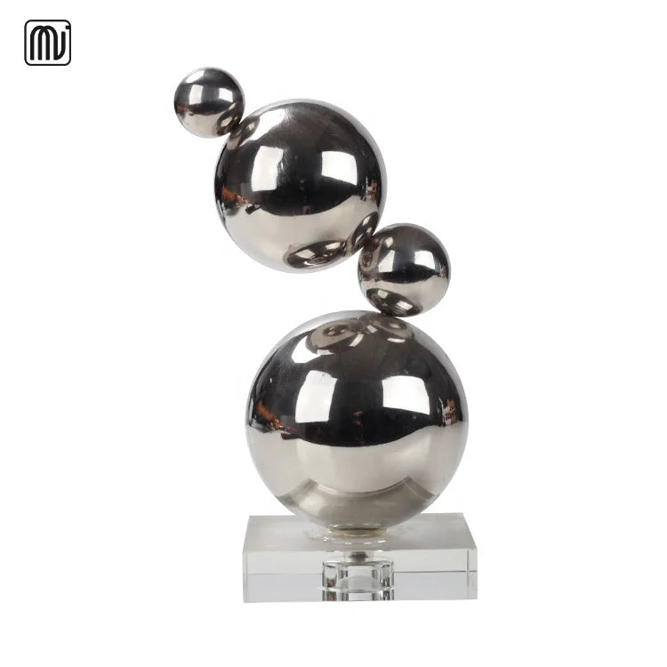 Geometric Dining Table Knick-Knacks - Modern Table Decor Home Decor cabinet Sleek Contemporary Sophisticated Unique Elegant Decorative Trendy stylish Minimalist Artistic Luxury Designer tabletop table decor accessories tableware living room decor coffee table decor