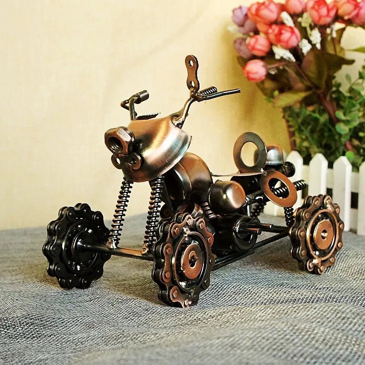 Coastal Thrill Beach Motorbike - Collectible Decor Home Decor Classic relicas retro vehicle models Unique antique Decorative car motorbike miniatures Designer tabletop table decor accessories tableware