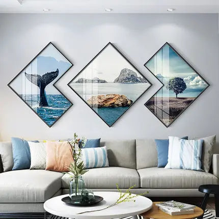 Triple Wall Painting - 50x50cm - Bliss Vie