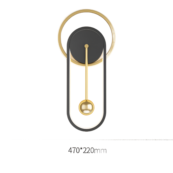 Wall Clock With LED Lamp - Bliss Vie