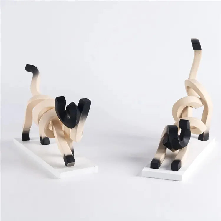 Whimsical Charm - Creative Animal Line Ornament for Playful Home Decor cabinet Sleek Contemporary Sophisticated Unique Elegant Decorative Trendy stylish Minimalist Artistic Luxury Designer tabletop table decor accessories tableware living room decor coffee table decor