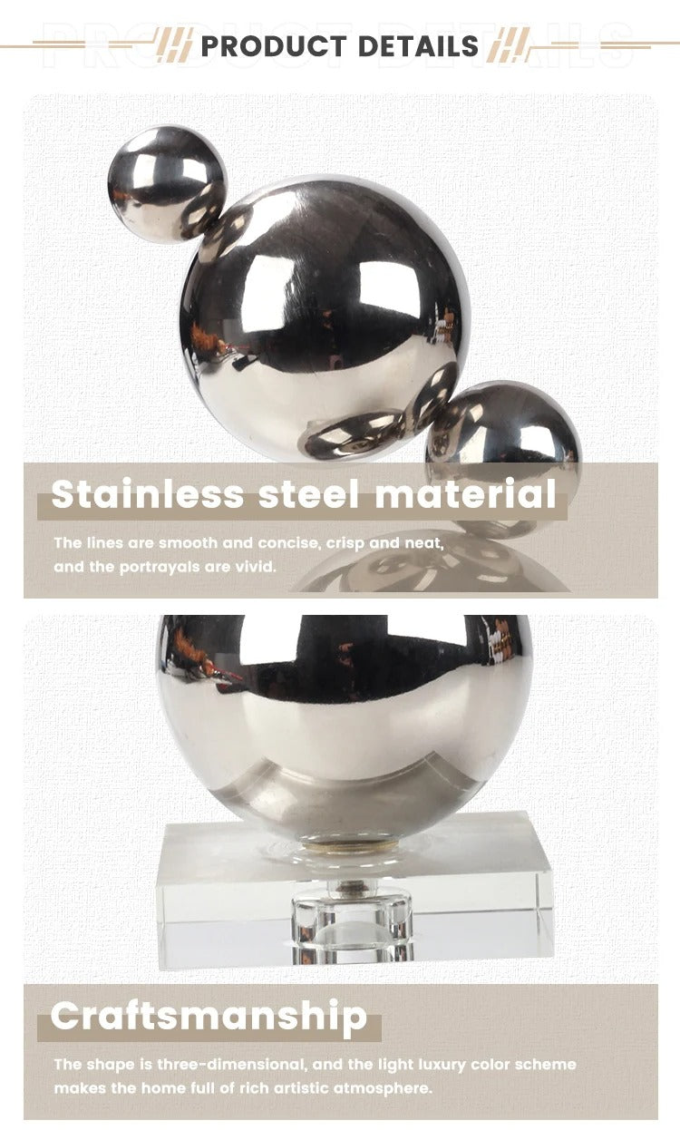 Geometric Dining Table Knick-Knacks - Modern Table Decor Home Decor cabinet Sleek Contemporary Sophisticated Unique Elegant Decorative Trendy stylish Minimalist Artistic Luxury Designer tabletop table decor accessories tableware living room decor coffee table decor