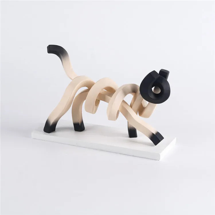 Whimsical Charm - Creative Animal Line Ornament for Playful Home Decor cabinet Sleek Contemporary Sophisticated Unique Elegant Decorative Trendy stylish Minimalist Artistic Luxury Designer tabletop table decor accessories tableware living room decor coffee table decor
