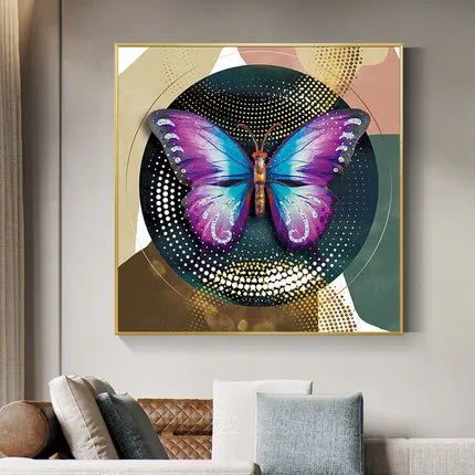 Butterflies Wall Painting - Bliss Vie